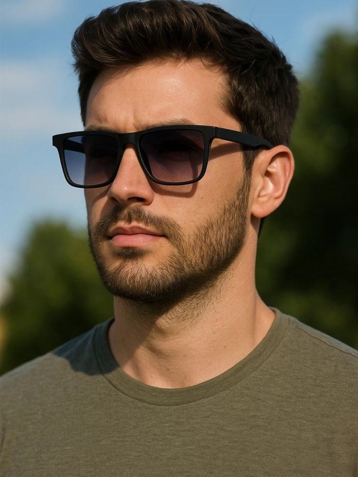 Oculos de Sol Quadrado Premium Napole Clássico…
