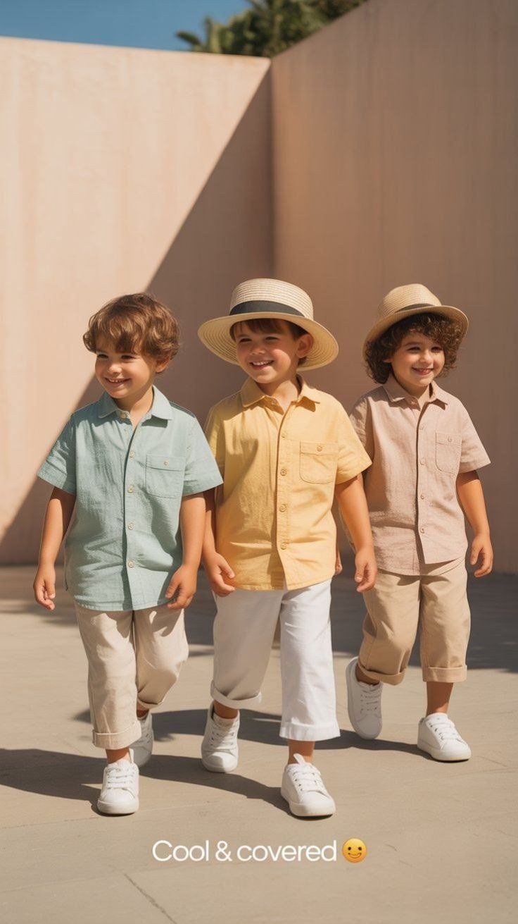 Cool & Covered – Summer Looks for Boys