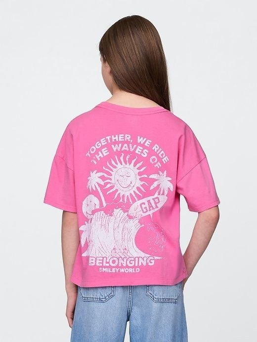 Kids Oversized Graphic T-Shirt