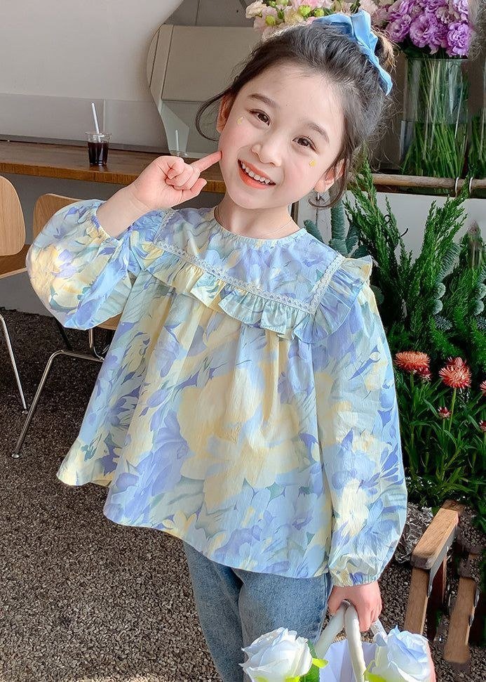 Cute Summer Light Blue Fabric