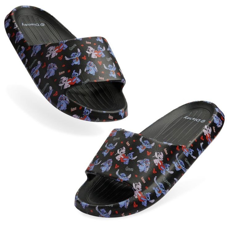 Disney Stitch Girls Sliders, Beach or Pool Shoes for Kids - Stitch Gifts
