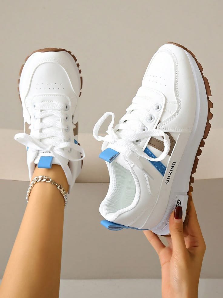 ZKBBO Women_s Casual Sports Shoes, PU Leather…